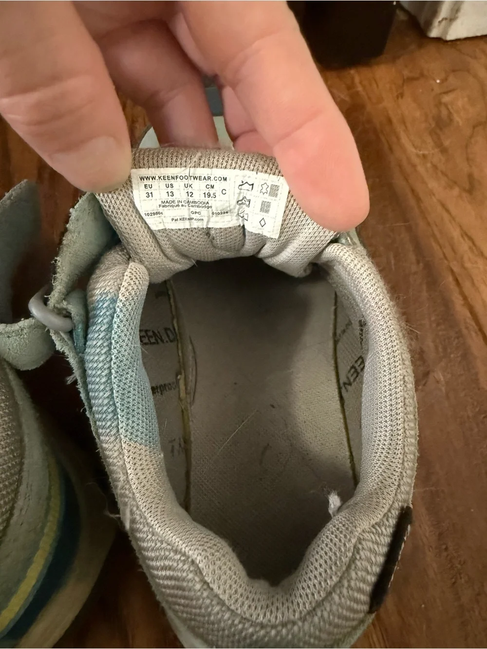 Keen Kids Teal and Blue Hook-and-Loop Sneakers